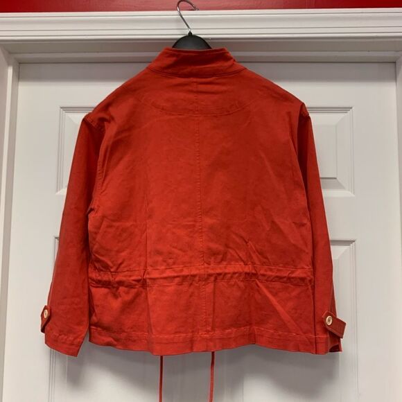 Comune Nori Orange Canvas Jacket sz M NWT - Picture 4 of 7